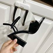 Gucci Women's Leather Signora Sandals Block Heel Straps 9.5cm - 3