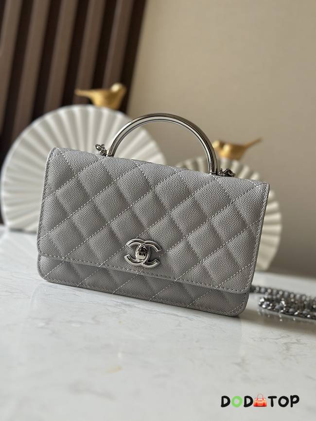 Chanel 25p gray size 11.5×19×4cm - 1