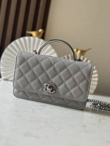 Chanel 25p gray size 11.5×19×4cm