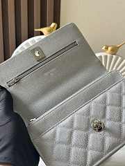 Chanel 25p gray size 11.5×19×4cm - 3
