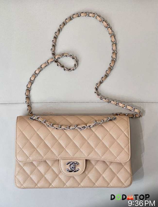 Chanel flap bag beige size 25cm - 1