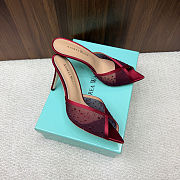 Andrea Wazen red heels 8.5cm - 5
