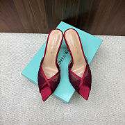 Andrea Wazen red heels 8.5cm - 3