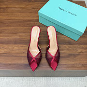 Andrea Wazen red heels 8.5cm - 2