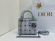 Dior Dioramour Mini Lady Bag with Chain blue size 17cm  - 1