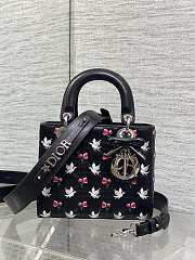 Dior Dioramour lady ABC blạck bag size 20x8x17cm - 1