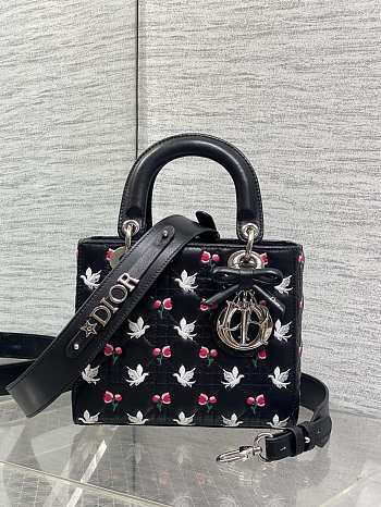 Dior Dioramour lady ABC blạck bag size 20x8x17cm