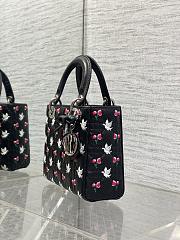 Dior Dioramour lady ABC blạck bag size 20x8x17cm - 4