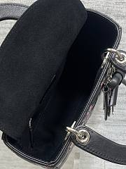 Dior Dioramour lady ABC blạck bag size 20x8x17cm - 2