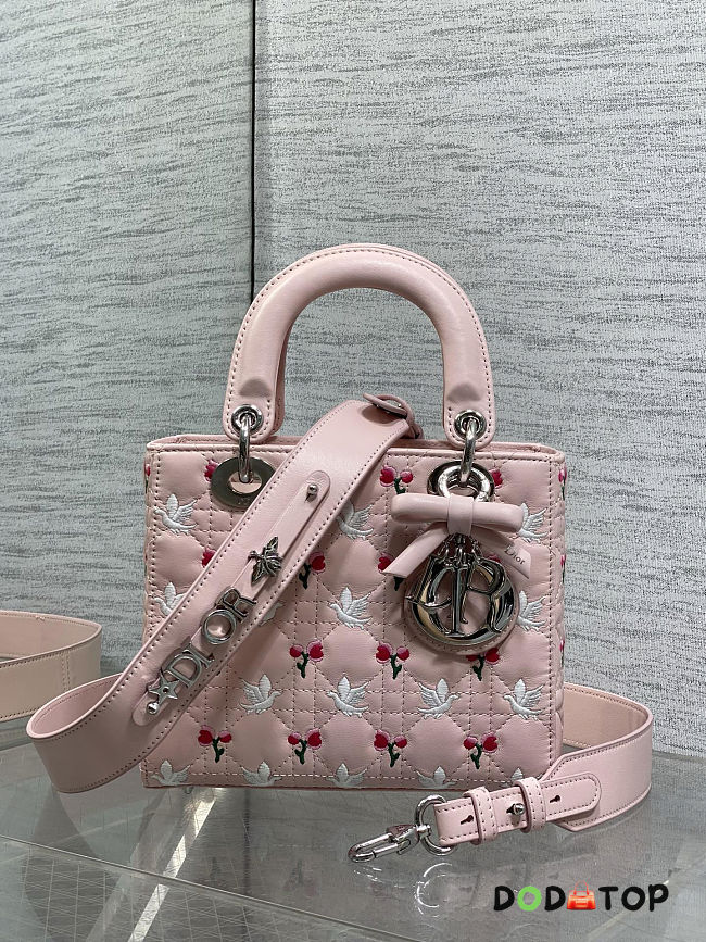 Dior Dioramour lady ABC pink bag size 20x8x17cm - 1