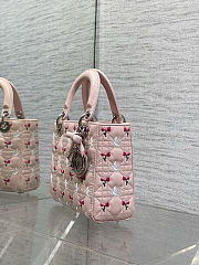 Dior Dioramour lady ABC pink bag size 20x8x17cm - 4