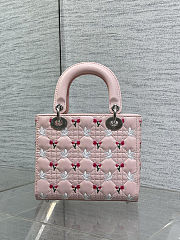 Dior Dioramour lady ABC pink bag size 20x8x17cm - 2