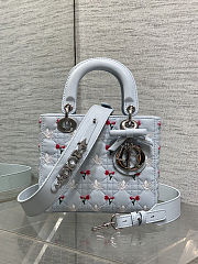 Dior Dioramour lady ABC blue bag size 20x8x17cm - 1