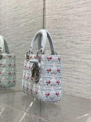Dior Dioramour lady ABC blue bag size 20x8x17cm - 4