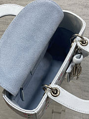 Dior Dioramour lady ABC blue bag size 20x8x17cm - 3