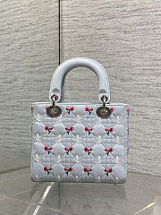 Dior Dioramour lady ABC blue bag size 20x8x17cm - 2