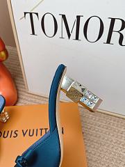 LV Cube Mules blue 6.5cm - 3