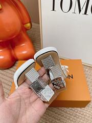 LV Cube Mules white 6.5cm - 5