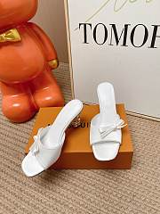 LV Cube Mules white 6.5cm - 4