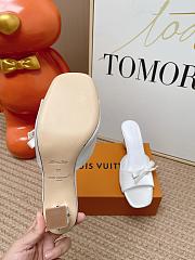 LV Cube Mules white 6.5cm - 2