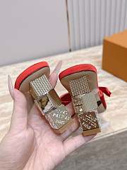 LV Cube Mules red 6.5cm - 3