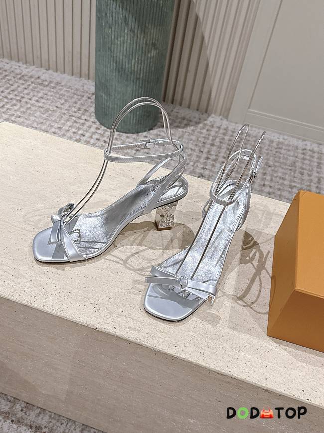 LV Cube Sandals silver 6.5cm - 1