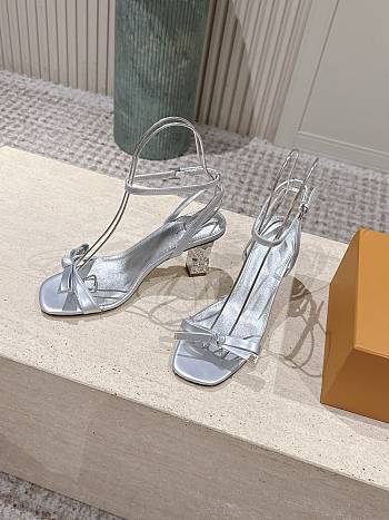 LV Cube Sandals silver 6.5cm