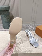 LV Cube Sandals silver 6.5cm - 6