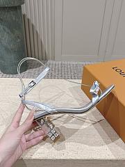 LV Cube Sandals silver 6.5cm - 4