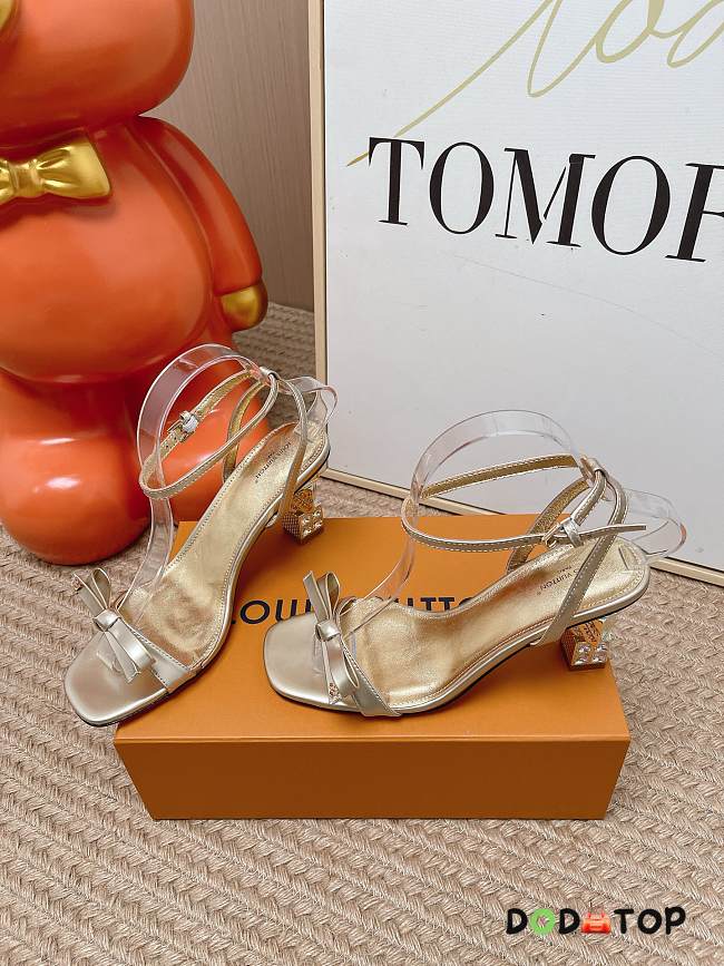 LV Cube Sandals gold 6.5cm - 1