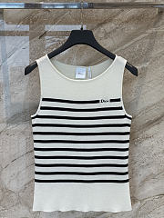 Dioriviera Dior Marinière Sleeveless Sweater - 1