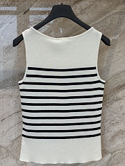 Dioriviera Dior Marinière Sleeveless Sweater - 4