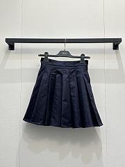 Dior Pleated Miniskirt black - 1
