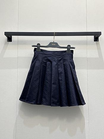 Dior Pleated Miniskirt black