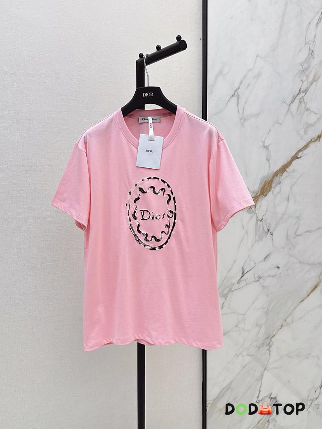 Dior Fitted T-Shirt pink  - 1
