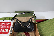 Gucci Lady Lunetta Chain shoulder bag black size 30x24x6cm - 1