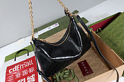 Gucci Lady Lunetta Chain shoulder bag black size 30x24x6cm - 3