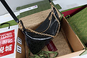 Gucci Lady Lunetta Chain shoulder bag black size 30x24x6cm - 2