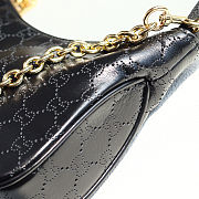 Gucci Lady Lunetta Chain shoulder bag black size 24x15x5cm - 4