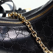 Gucci Lady Lunetta Chain shoulder bag black size 24x15x5cm - 2