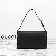 Gucci Horsebit Ristretto medium shoulder bag black size 2614.5×4.5cm - 5