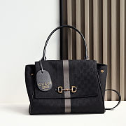 Gucci Paparazzo top handle bag black size 32x24x17cm - 1