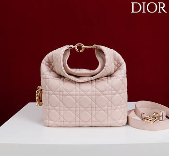 Dior Toujours Hobo Bag pink size 24x27x9cm