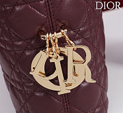 Dior Toujours Hobo Bag Dark red size 24x27x9cm - 3