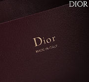 Dior Toujours Hobo Bag Dark red size 24x27x9cm - 2