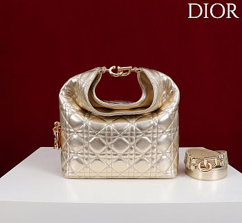 Dior Toujours Hobo Bag gold size 24x27x9cm