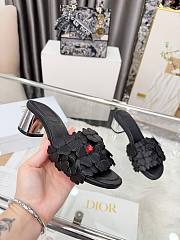 Dior Bloom Heeled Slide black  - 5