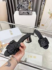 Dior Bloom Heeled Slide black  - 4