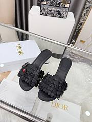 Dior Bloom Heeled Slide black  - 3