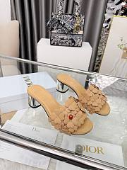 Dior Bloom Heeled Slide beige  - 1
